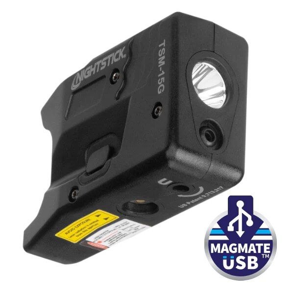 The Nightstick Rechargeable Weapon-Mounted Light with Green Laser is a perfect lighting solution for you sub-compact Smith & Wesson M&P Shield.